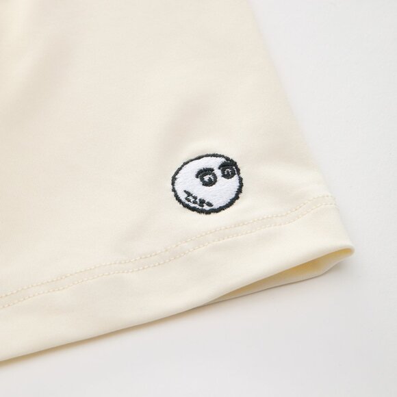 Malbon Golf Retro Striped Knit Polo (Cream/Green) ⛳️🏌️♀️ - Picture 4 of 5